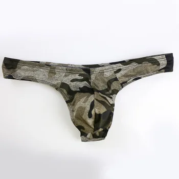 Vyrai Vasarą Seksualus Underwears Patogus T-atgal Bumbulas Spausdinimo Kvėpuojantis Kelnės AIC88