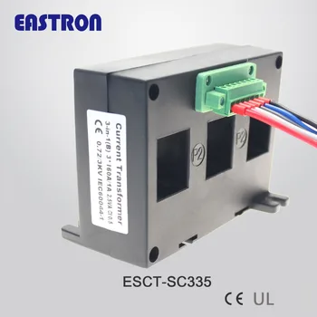 ESCT-SC335 100-250A/1A Kietas Branduolys Srovės Transformatoriaus Be LAIDŲ