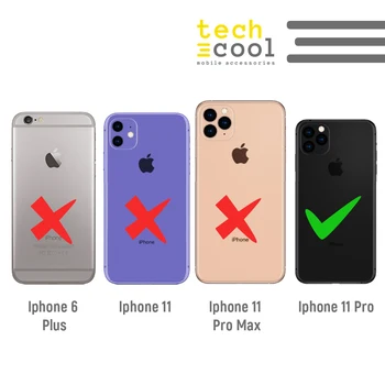 FunnyTech®Silikono Atveju Iphone, 11 Pro l shield Ispanija didžiuotis