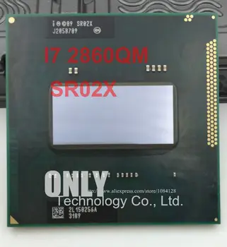 Originalus intel I7 2860QM 2.5 G-3.6 G 8M SR02X CPU HM65 HM67 originalus oficialus leidimas sąsiuvinis I7-2860QM quad core aštuonių sriegis