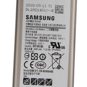 Originalaus Samsung Akumuliatoriaus Galaxy S8 SM-G9508 SM-G G G G Projektas Svajonė G9508 G9500 G950U EB-BG950ABA EB-BG950ABE