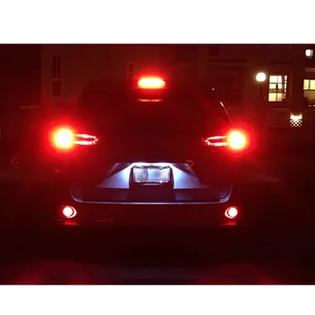 2vnt Juoda Rūkyti LED Automobilio Galinio Bamperio Atšvaito Uodegos Šviesos Scion xB 