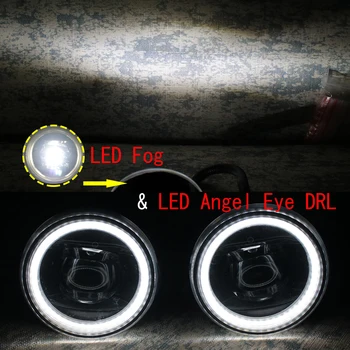 LED Rūko žibintų, Cut-Line Objektyvas Land Rover Range Rover III L322 2010 M. 2011 M. 2012 M. Led Angel Eye DRL Dieniniai Žibintai Priekiniai