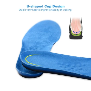 Soumit Unisex Suede Kvėpuojantis Sporto Vidpadžiai, skirti Vyrams, Moterims, Veikia Krepšinio Įterpti Pagalvės Masažas Pėdų Priežiūros Batai Pagalvėlės Vidpadžio
