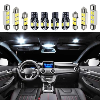 27pcs LED Interjero Dome Skaitymo Lemputės lemputės Rinkinys 2009-2017 BMW 5 serijos GT 5GT F07 528i 535i 550i GT 520d 535d xDrive d530d