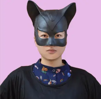 Catwoman Kaukė Cosplay Kostiumų Priedai Betmenas Helovinas Moters Kaukė Prop