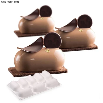 Mažos Pagalvės Forma Silikono Formų Šokolado Mignon Karamelė Bavaroise Triufelių Putėsiai Pelėsių Tortas Dekoravimo Kepimo Įrankiai