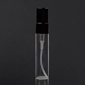 50pcs/daug 5ml Nešiojamų Spalvinga Stiklo Kvepalų Buteliuke Su Aliuminio Purkštukai Tuščias Kosmetikos Konteineriai, Kelionės