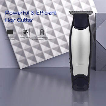 Bevieliuose Elektros Plaukų Clipper Galingas Nerūdijančio Plieno Ašmenys Plaukų Žoliapjovės USB Profesinės Barbershop Vaikams Suaugusiųjų Plaukų Cutter 31