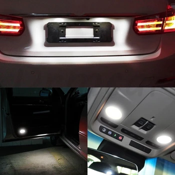 10X T10 Pleišto Canbus LED OBC Klaidų W5w lemputes COB Auto Automobilis Led mobile Stovėjimo Lemputės šviesos Signalas Šoniniai gabaritiniai Lempa
