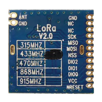 2vnt/daug LoRa1278 - 4Km 100mW 433MHz Didelio jautrumo sx1278 chip Lora modulis itin ilgo nuotolio RF Belaidis siųstuvas-imtuvas Modulis