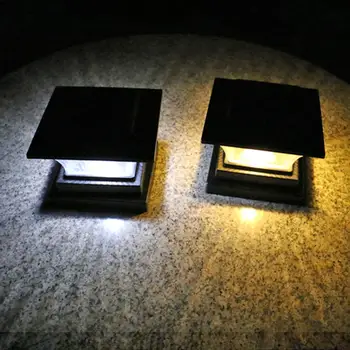 Saulės Energijos LED Ramstis Lempos Lauko Sodo Tvora Lempos Kieme Po Bžūp Žibintai Vandeniui LED Saulės Žibintai Kelio Šviesos