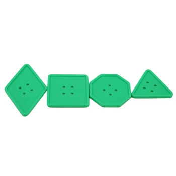 Vaikai Threading Mygtukai Švietimo Žaislas Vaikams Spalvingas Geometrines Įspūdį Tangram Loginis Žaidimas Rankų judesių Koordinavimą Ikimokyklinio Žaislas