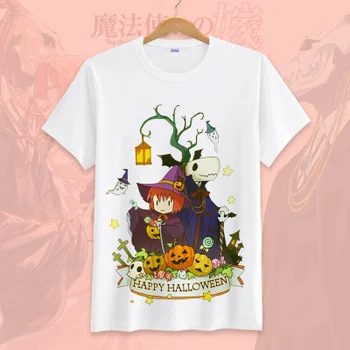 Naujas Anime Mahoutsukai nr. Yome Cosplay T-shirt Hatori Chise T medvilnės Marškinėliai trumpomis Rankovėmis Viršūnes Tee
