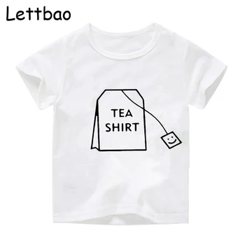 Arbata Marškinėliai T Shirt Vaikų Harajuku Gotikos T-Shirt Ulzzang Gotikos Hip-Hop Kids Marškinėlius Aukštos Kokybės Kostiumas