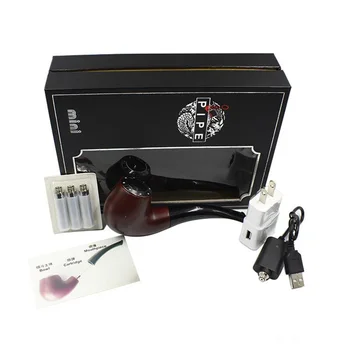 E-Cigaretė Mini E vamzdis 628 Rinkinys su Trimis Kasetė Medinių Spalvų dūmų Tinka 510 Sriegis purkštukai, E-Pipe 628 Mini garų vape