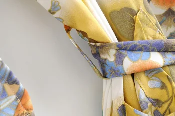 2019 Bohemijos V kaklo Tigras Gėlių Spausdinti Ilgio Kimono Marškinėliai Etninės Naujas Moterų Jungiamąją iki Lankas Varčias Ilgas Cardigan Prarasti Palaidinė Viršūnės