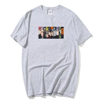 Naruto Akatsuki Pein Marškinėliai Vyrams Medvilnės Homme Anime marškinėliai Prekės Atsitiktinis Streetwear Harajuku Mados O-Kaklo Mens T-marškinėliai S-XXL
