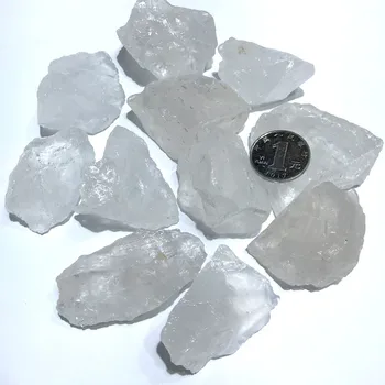 AAAA+ 100g Natūralus Mineralinis Balto Kvarco Kristalo Akmens Uolienų Žetonų Pavyzdys Gydymo surinkimo natūralių kristalų žuvų bakas akmens