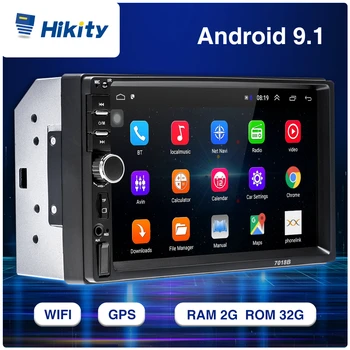Hikity 2din Automobilio Radijo Android RAM 2GB Autoradio Multimedijos Grotuvo 