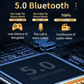 Bluetooth 5.0 Belaidės Ausinės TWS Smart LED Ekranas, Touch Control Triukšmo slopinimo Ausinių, skirtų 