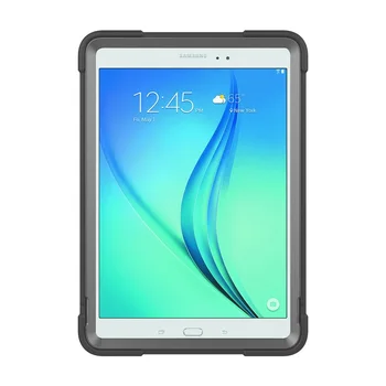 Naujas Šarvai Case for Samsung Galaxy Tab 9.7 SM-T550 SM-T555 T550 P550 Silicio atsparus smūgiams Stovėti Odos Apvalkalas Tablet Atveju+filmas+rašiklis
