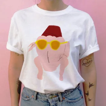Moteris, T-shirt draugas TV T-shirt viper moteris spausdinti moterų marškinėliai retro moterų trumparankoviai marškinėliai 90s Harajuku T-shirt
