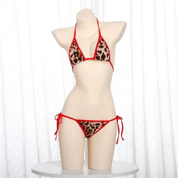 Micro bikini 2019 mujer Seksualus paprasta Krašto Leopard Paauglės, Paplūdimys, Saulė, vonia, maudymosi kostiumėliai moterims, maudymosi kostiumėlį biquini bikini monokini
