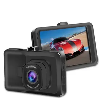 Full HD 1080P 3 COLIŲ Automobilių DVR Bulid automobilinė Kamera Su Judesio Aptikimo Naktinio Matymo G Jutiklis OSD Kalba, Vairuotojo Diktofonas