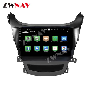 128GB Carplay Android 10.0 ekrano Automobilių DVD Grotuvas Hyundai Elantra MD 2011 2012 2013 GPS Navi 
