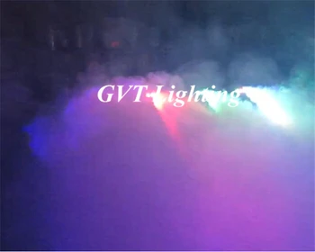 Karšto pardavimo belaidžio nuotolinio valdymo Raudona žalia mėlyna Mišrios spalvos LED 500W dūmų mašina scenos apšvietimas nuostabi dūmų poveikio fogger