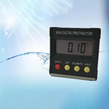 Mini Skaitmeninis Ekranas Inclinometer Kampas Lygio gulsčiukas Kampas Lauke Matlankis Kampo Matuoklis Neutralus / Šlaito Metre 360degree