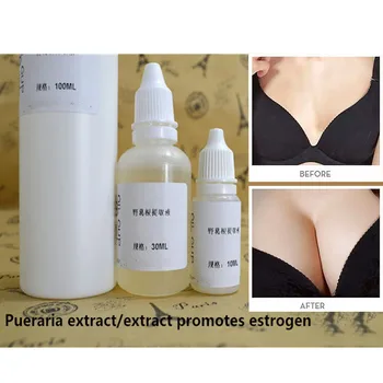 Pueraria Ekstrakto/Gavybos Skatina estrogenų stiprinti krūtinės elastingumą, tvirtos odos, elastinga ir firming10/30/100ml