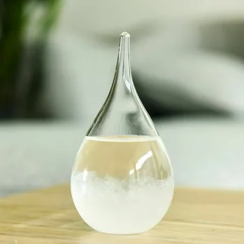 Oras Krištolo Butelį Lašas Vandens Formos Stiklo Dekoras namuose Dovana Oro audra butelis Meno ir amatų Namų Puošybai karšto pardavimo#30