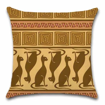 Afrikos meno modelius Geometrinis pagalvėlė padengti Dekoro Kėdė, sofa seat automobilių Dekoratyvinis užvalkalas namų Namų miegamajame draugas vaikams dovanų