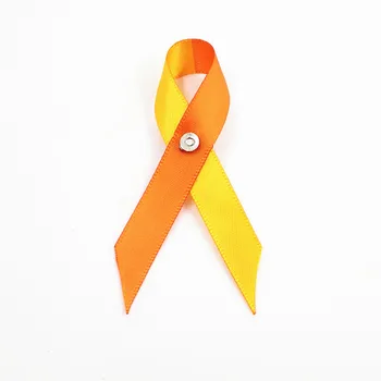 2500pcs oranžinės ir geltonos juostelės dvigubo veido spausdinimo sąmoningumo juostelės laivapriekio pin pritaikytą dizainą