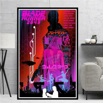 Blade Runner 2049 Kino Filmo Dovana Šiuolaikinių Komiksų Naftos Tapyba ant Drobės, Plakatų ir grafikos Sienos Menas Nuotraukas Kambarį Dekoro