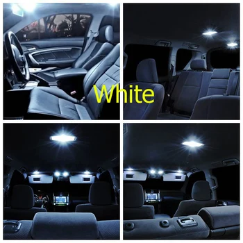 9pcs White Ice Blue LED Lemputes. 2016 m. 2017 Chevrolet Chevrolet Cruze Interjero Paketą Rinkinys Licencijos numerio ženklo apšvietimo Žibintas