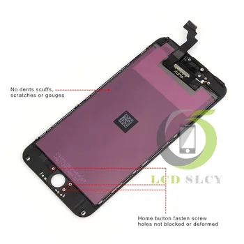 NĖRA Negyvų Pikselių Kokybės AAA iPhone 6 Plus LCD Ekranas Jutiklinis Ekranas skaitmeninis keitiklis pakeitimo assemblyTempered filmas+Įrankiai