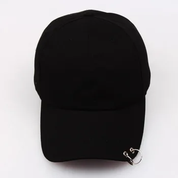 Beisbolo kepuraitė su 2 rankų žiedai ilgai skydelis snapback skrybėlę reguliuojama medvilnės mados atsitiktinis kepurės