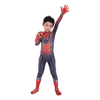 Naujas 2019 Vaikai the Amazing Spider kostiumas, Cosplay Kostiumas helovinas kostiumai vaikas voras zentai kostiumas