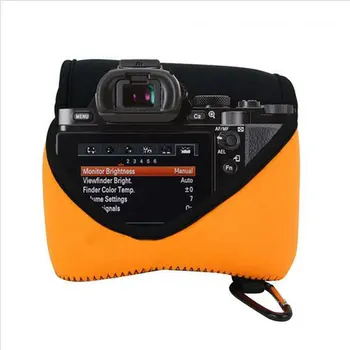 Nešiojamų Minkštas Neopreno Atveju Fotoaparatas Canon EOS 4000D 2000D 1300D 1200D 1500D 3000D 250D 200D 100D 77D 800D SL2 18-55mm objektyvas