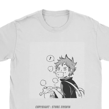 Aukštos Kokybės Mados Tshirts Hinata Shoyo Nikuman T Marškinėliai Vyrams Vintage Marškinėliai Haikyuu Tinklinis Manga T-Shirt Camisa