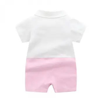 Naujagimio mergaičių drabužius vasarą trumpomis Rankovėmis Baby Girl Romper berniukai homewear Bamblys Kostiumas mergaičių naktiniai marškiniai, pižamos Fotografijos Romper