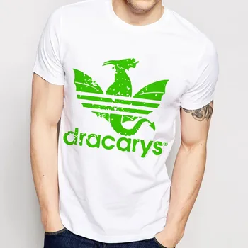 Daenerys Dragon Dracarys juokingi marškinėliai vyrams vasarą naujas baltos spalvos Vintage GAVO unisex atsitiktinis marškinėliai homme Harajuku