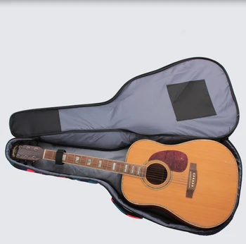Gitaros dėklą Maišelį Akustinių 40 41 Colių Klasikinės Liaudies Flattop Balladry Guitarra 10 mm Bangos Taško Mozaikos Asmenybės Kuprinė Nešioti