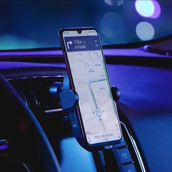 Xiaomi Automobilinis Telefono Laikiklis iPhone Oro Angos Prijungti Mobilųjį Telefoną, GPS Laikiklį Stovėti Automatinė Indukcijos 20W Belaidis Automobilinis Įkroviklis