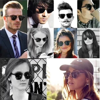 UV400 Poliarizuota Vyrų, moterų, Akiniai nuo saulės 3016 Klasikinis retro mados Prekės ženklo Saulės akiniai Danga Ratai Atspalvių gafas De Sol Masculino