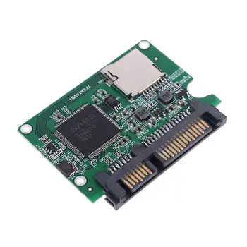 Brand New ir Aukštos Kokybės Micro SD TF Kortelę iki 22Pin SATA Adapteris Keitiklis Modulis Lenta su Case for 2.5