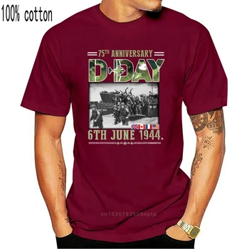 D Dienai, 1944 m. birželio 6 d Marškinėliai, D-Day 75-Osioms T-Marškiniai, Sportiniai Marškinėliai,